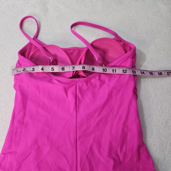 CATALINA Magenta One Piece Sz M (8-10) Molded Pads - Picture 3 of 3